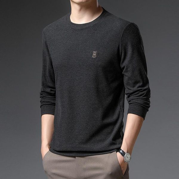 

men's sweaters sweater 2021 winter fashion trend all-match casual simple v-neck slim thick long-sleeved solid color pullover, White;black