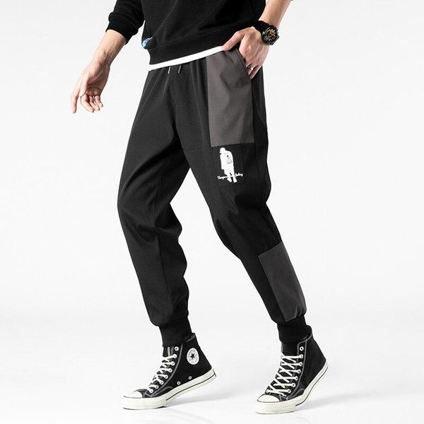 

men's pants autumn korean fashion japan relaxed brand sports casual, Black