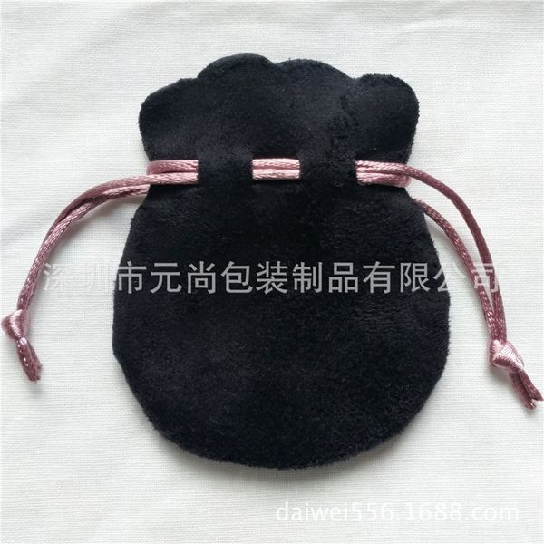 

1s7 production of production of muntjac pasuede pando pandora jewelry jewelry packaging boxes boxes bag pomegranate bag, Black;white