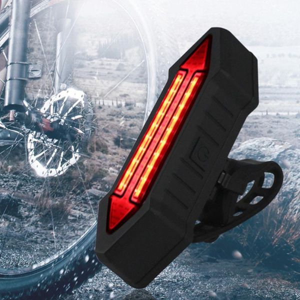 

smart bike taillight mountain steering safety light warning lights