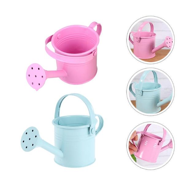 

watering equipments 2pcs plant iron gardening pots for kids children