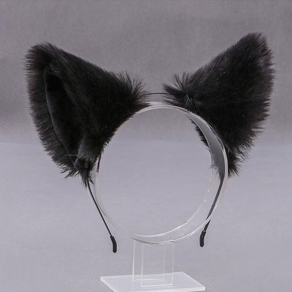

other event & party supplies cat ears hairband headwear fur ear cosplay head band hair accessories for women girls kid headband