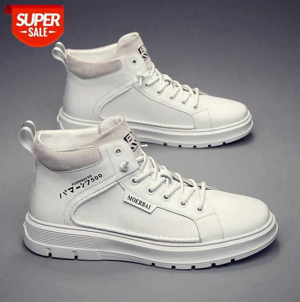 

men's shoes casual high-korean style sneakers all-match british white #564w