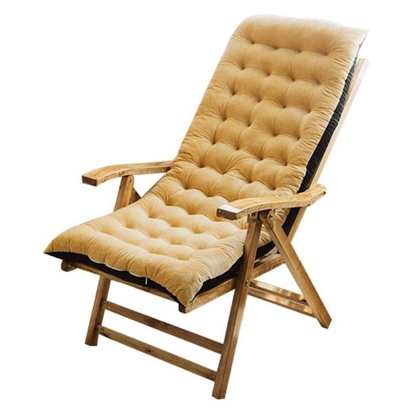 

cushion/decorative pillow long chair cushion recliner rocking solid color thick foldable seat sofa garden