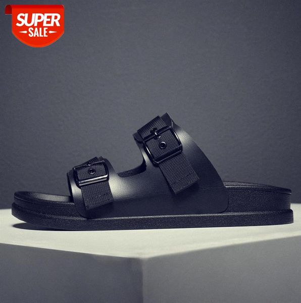 

slippers men's trendy personality sandals outdoor beach shoes #di17, Black