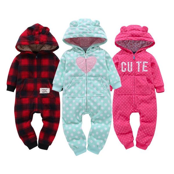 

carter baby boy long sleeve polar fleece zipper one-piece romper baby clothes winter clothes pink, Blue