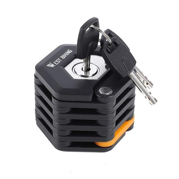 

bike locks lock foldable bikes anti theft chain with key high security anti-theft mtb road bicycle cycling