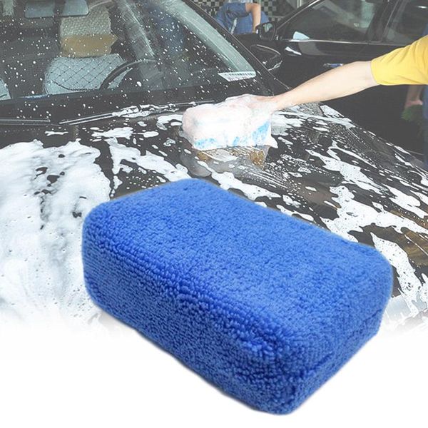 

car sponge microfiber pad polishing cleaning brush auto body washing wax tools