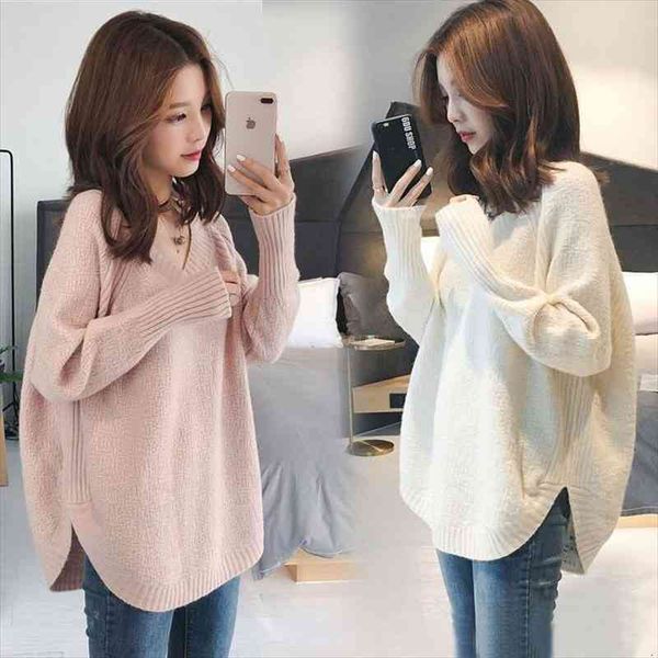 

ay1007 spring autumn winter women fashion casual warm nice sweater woman female ol womens winter sweaters, White;black