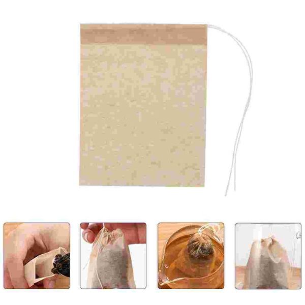 

storage bags 100pcs tea filter disposable loose leaf teaware