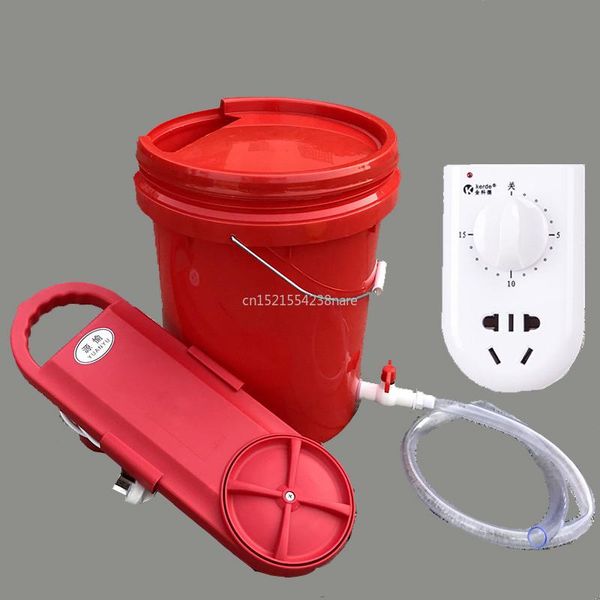 

buckets portable washing machine timing wall hanging with prevent splashing 20l bucket clothes washer fast wash 1m drain 150w