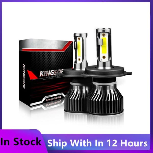 

car headlights 50w 5000lm haedlight h4 led bulbs super bright 6000k auto mistlamp 12v lamp driving fog head parts