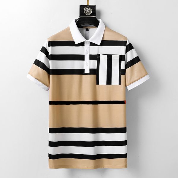 

dropship fashion designer men's polos shirts men short sleeve t-shirt original single lapel shirt jacket sportswear jogging suit m-3xl, White;black