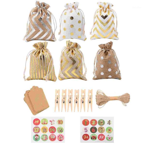 

christmas decorations 1 set candy bag exquisite drawstring sweets gift pouch for party