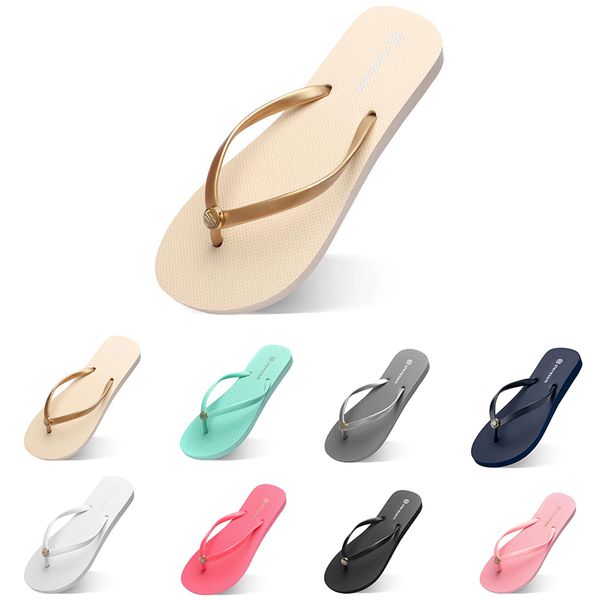 

lady designer 2023 slippers flip flops beach l indoor slipper triple black pink white lemon green grey navy