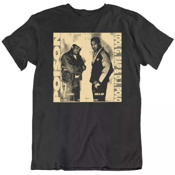 

kool g rap poison hip hop god king legend music t shirt, White;black