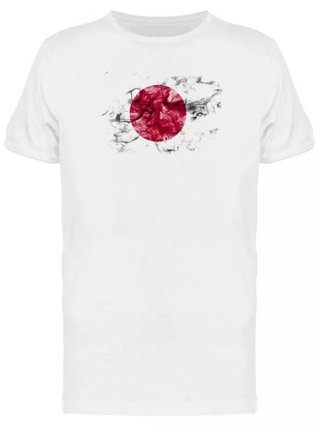 

japan smoky flag men's tee -image by shutterstock, White;black