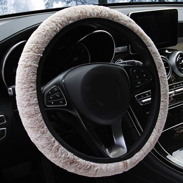 

37-39cm steering wheel cover elastic replacement warm accessory anti-slip covers