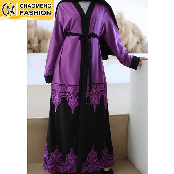 

ethnic clothing arrival elegant arab women maxi dress dubai turkish open abaya with embroidery loose burqa islamic, Red