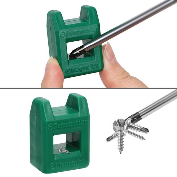 

professional hand tool sets mini 2 in 1 screwdriver porcelain demagnetizer magnetizer degausser powerful quickly demagnetization filling