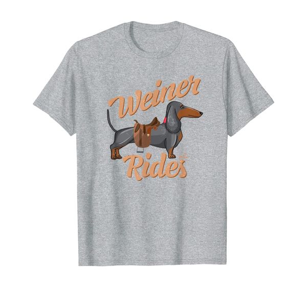 

funny dachshund tees - weiner rides t- shirt, White;black