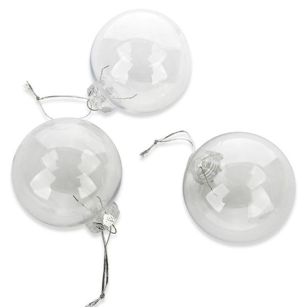

factory outlet christmas decoration party decoration 10pcs/set tree hanging plastic transparent ball pendant 1 ymp8