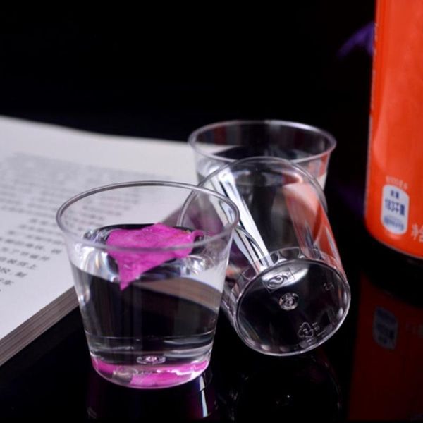 

disposable dinnerware 20pcs/set transparent plastic s glasses cups for party jelly