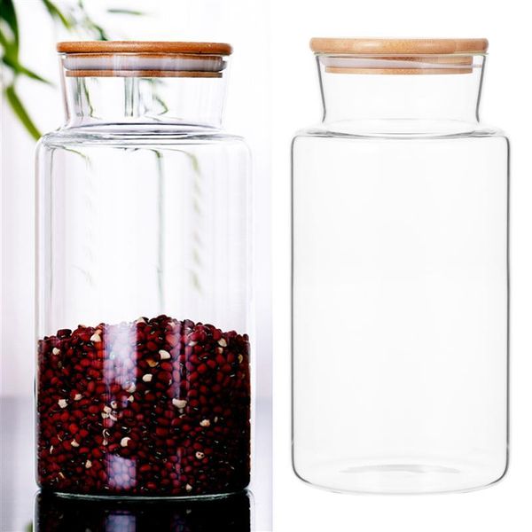 

storage bottles & jars creative portable durable practical cereal mason sealed jar home tea glass kitchen multigrain custom can