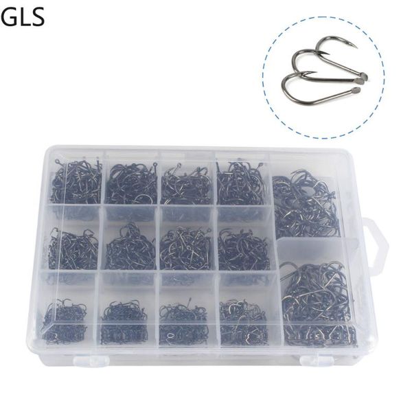 

1200pcs/1800pcs mixed size efficiency barbed jig hook head for circle carp fishinhook tackle fishing hooks