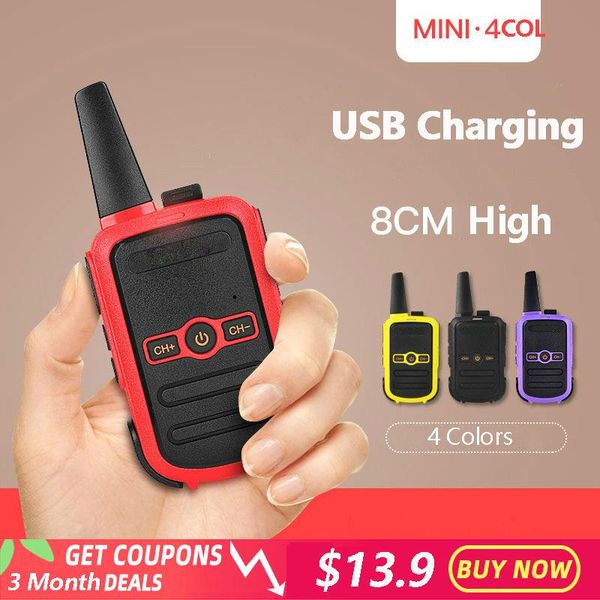 

walkie talkie 4 colors mini wireless wihth 16 channels high power intercom outdoor handheld 3-5km for hunting radio portable