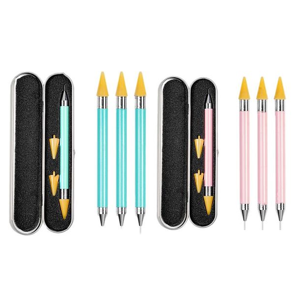 

nail art kits double head point drill pen tools diamond embroidery picker
