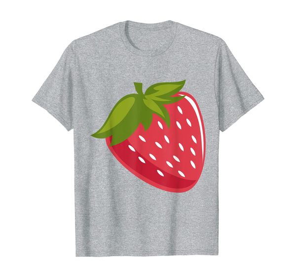 

strawberry tee shirt, fruit shirt, art tshirt, White;black
