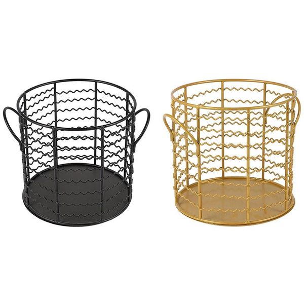 

storage bottles & jars kitchen creative fruit basket hollow iron home organizer