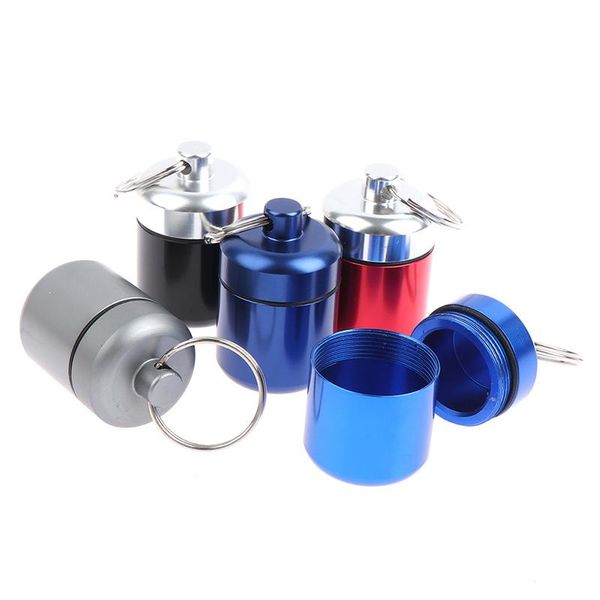 

storage bottles & jars aluminum waterproof case bottle holder container 42*27mm