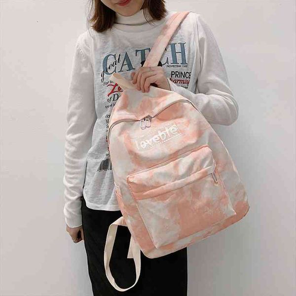 

teenager girls backpack lovely women korean pattern backpacks casual nylon high school bags large capacity book bag rucksacks