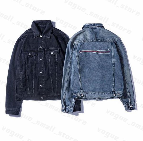 

denim designers mens jackets womens balancai casual winter coats branded fashion luxe mans jacket stylist outwear clothes 9czl, Black;brown