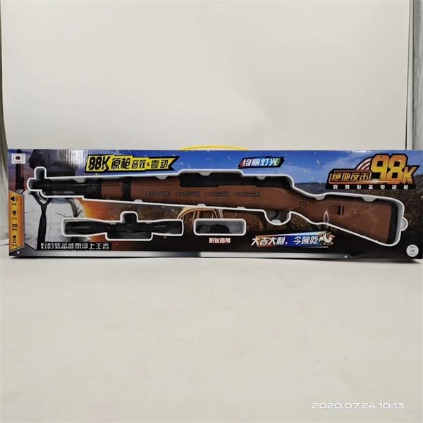 

children's 98k acousto-optic music electric boy's simulated toy acoustic assault sniper gun 3-6 years old