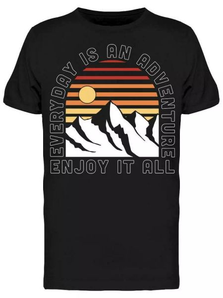 

Everyday Adventure Tee Men's -Image by Shutterstock, White;black