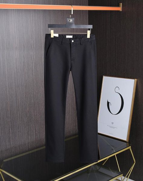 

men's pants business straight-leg comfortable suit trousers simple fashion casual good quality, Black