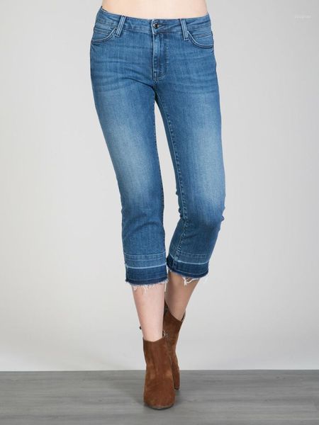 

women's pants & capris colins woman 703 carla slim fit blue low rise crop leg jean pantswomen's trousers for women women,c, Black;white