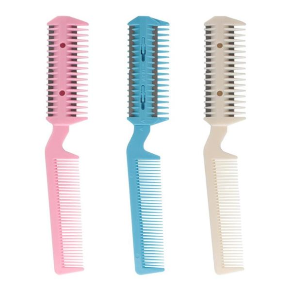 

double-sided hair cutting comb clipper bangs salon pet electric brushes