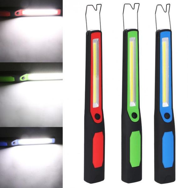 

working light with hook magnetic usb rechargeable magnet emergency lamp for camping cycling sdf-ship portable lanterns