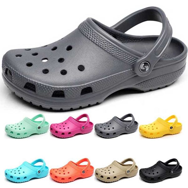 

3783 ale fashion sandals slip on casual beach waterproof shoes men classic nursing clogs hospital women slippers work medical, Black