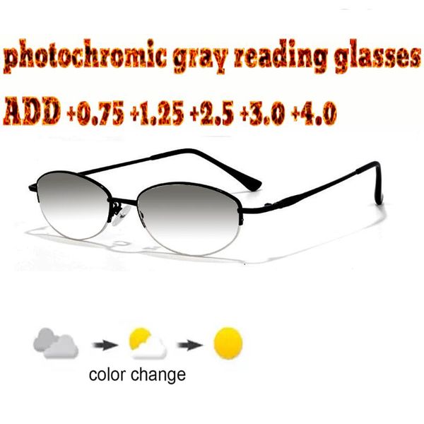 

sunglasses pochromic gray reading glasses metal frame oval fashion men women+1.0 +1.5 +1.75 +2.0 +2.5 +3 +3.5 +4, White;black