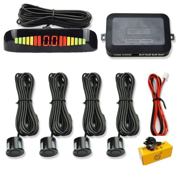 

car rear view cameras& parking sensors auto sensor system 4-probe buzzing with switch automatic probe radar monitor buzzer wholesale