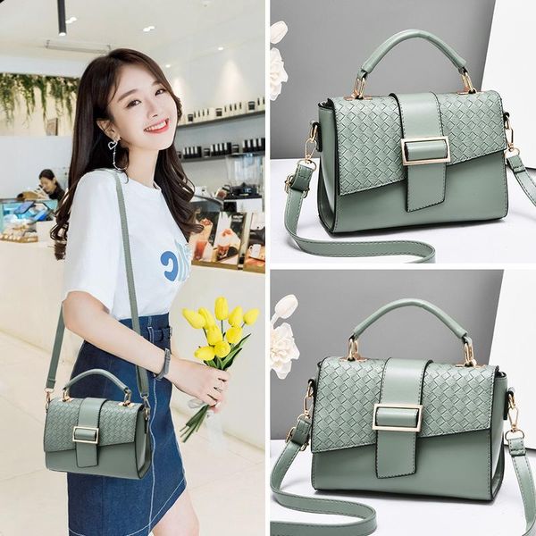 

evening bags summer versatile women's fashion crossbody bag rhombic deisgner anti-theft pocket durable pu girl shoulder messenger