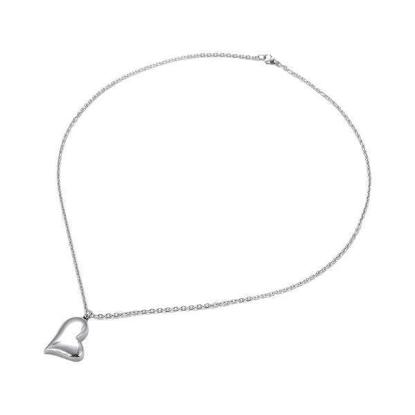 

pendant necklaces cremation urn necklace for ashes jewelry forever in my heart carved stainless steel keepsake mom & dad l5yb, Silver