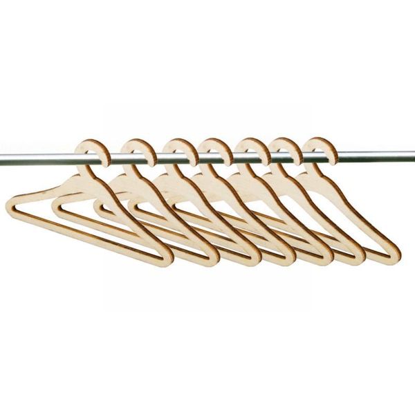 

hangers & racks wooden baby clothes portable display children suit drying organizer dress r0h3