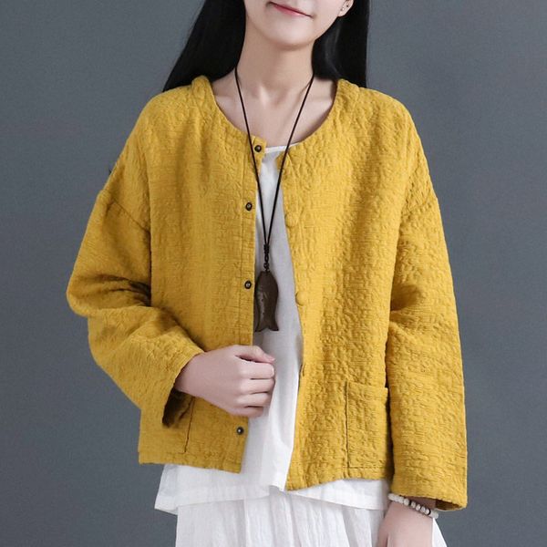 

tracksuits porto long sleeve cotton blusa and linen jacket women casual toro from spring neck cardigan solid liner coat f1144 d83f, Gray