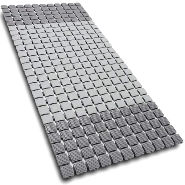 

bath mats non slip massage bathtub mat,shower mat large size with suction cups and drain holes for tub